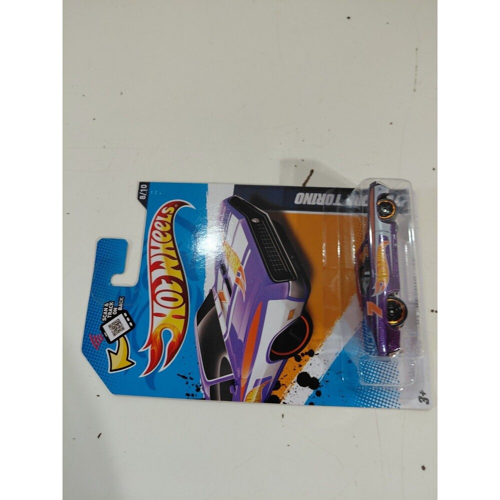NIP Hot Wheels Racing 12 1:64 Die Cast 1970 Ford Torino Muscle Car B - Picture 4 of 5